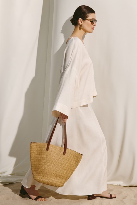 юбка макси от бренда снежная королева вид слева