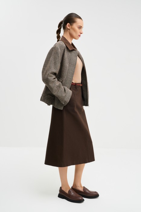 юбка-миди по цене 1620 руб вид справа