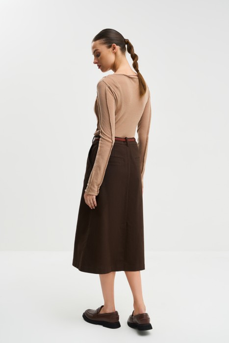 юбка-миди из россии вид сбоку