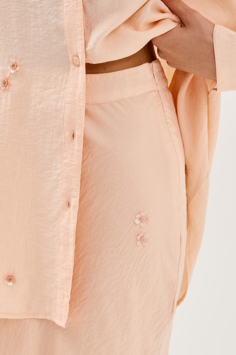 юбка с декором от бренда снежная королева вид слева