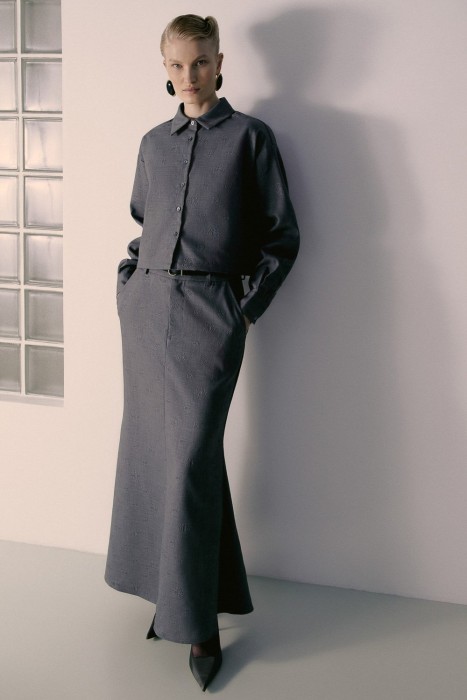 юбка с фактурным рисунком 792931003 фотография