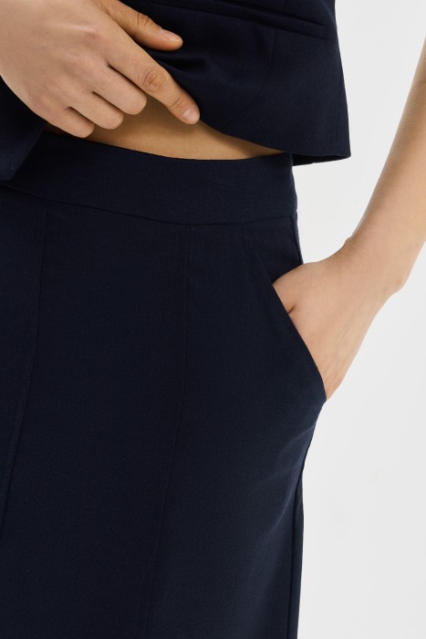 юбка с карманами от бренда снежная королева вид слева