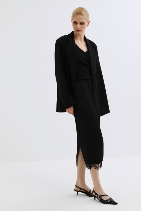 юбка с кружевом из россии вид сбоку