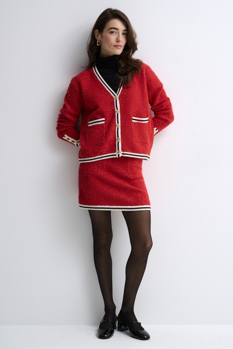 юбка с накладными карманами от бренда снежная королева вид слева