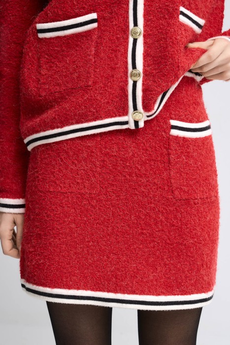 юбка с накладными карманами из россии вид сбоку