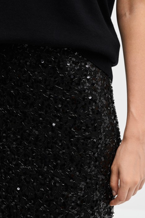 юбка с пайетками из россии вид сбоку