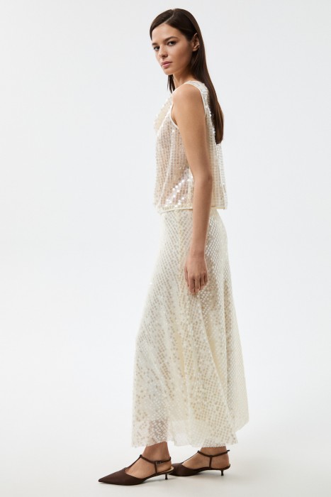 юбка с пайетками из россии вид сбоку