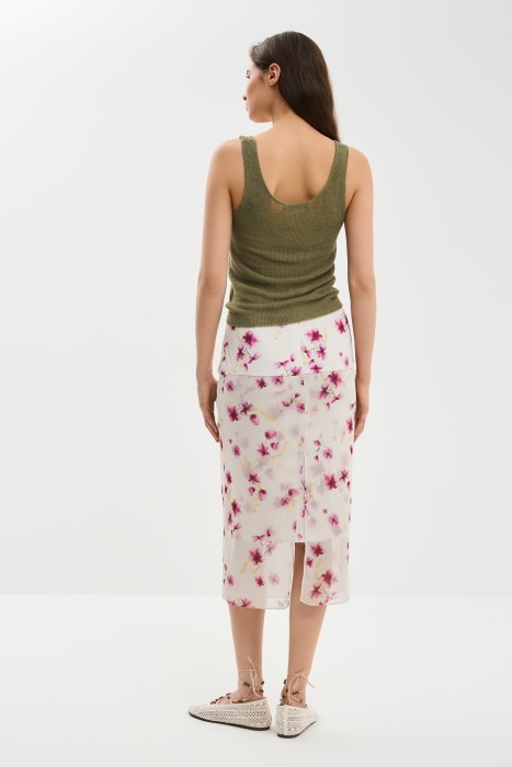 юбка с принтом по цене 1760 руб вид справа