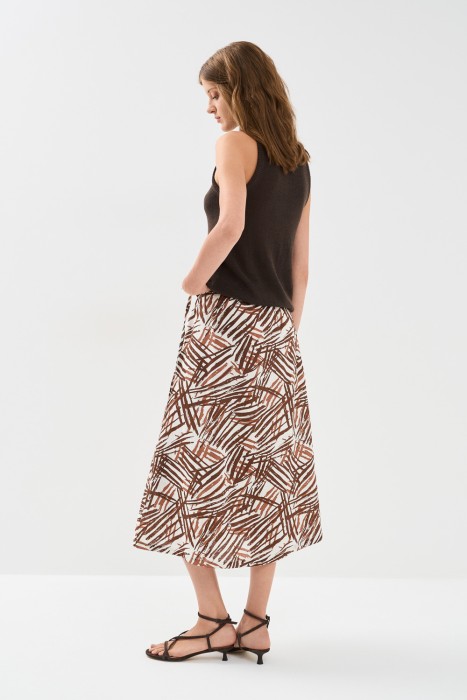 юбка с принтом по цене 1860 руб вид справа