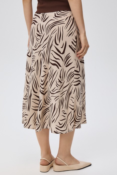 юбка с принтом по цене 2680 руб вид справа