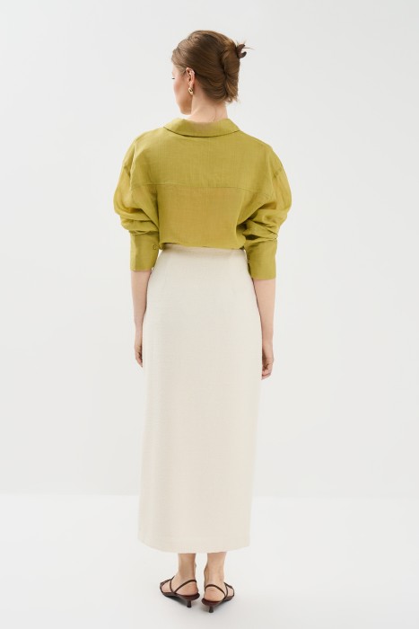 юбка с разрезом по цене 1600 руб вид справа