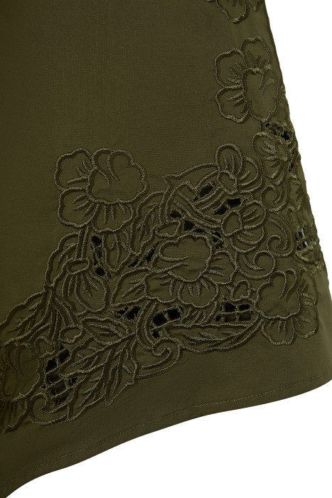 юбка с вышивкой от бренда снежная королева вид слева