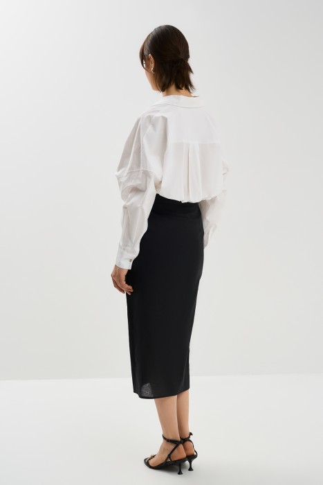 юбка с запахом по цене 2110 руб вид справа