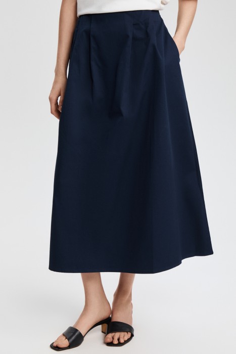 юбка с защипами от бренда снежная королева вид слева