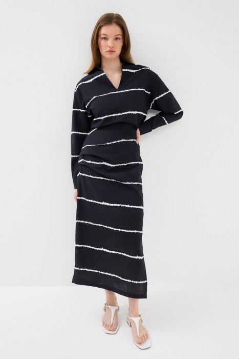 юбка в полоску по цене 1780 руб вид справа