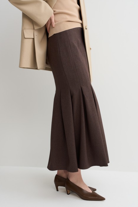 юбка в складку по цене 3320 руб вид справа