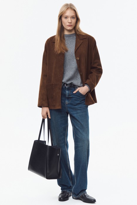 замшевая куртка 802535003 фотография