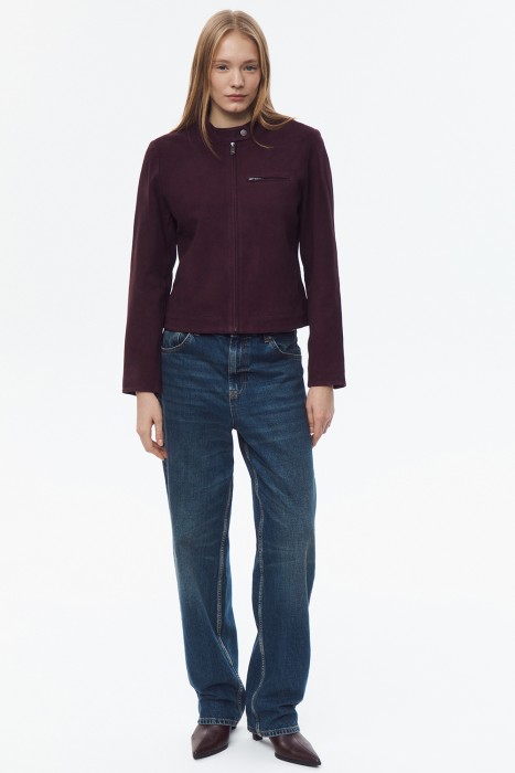 замшевая куртка 804502003 фотография