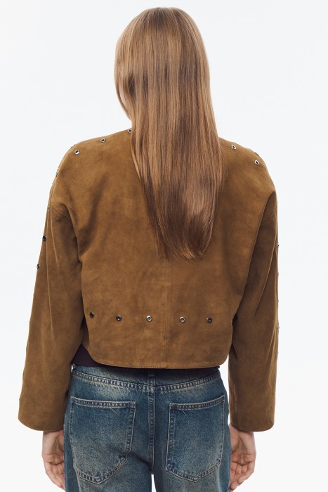 замшевая куртка по цене 17460 руб вид справа