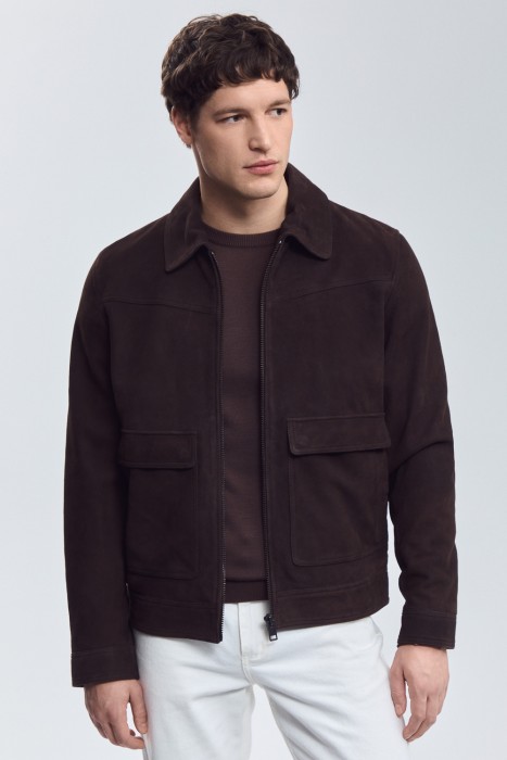 замшевая куртка 800672003 фотография