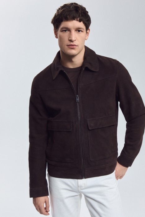 замшевая куртка по цене 14100 руб вид справа