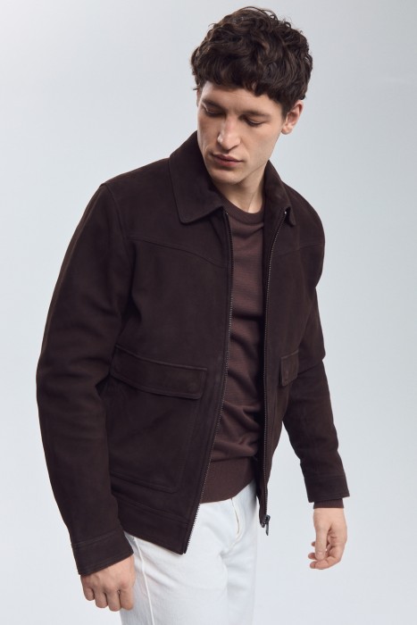 замшевая куртка из россии вид сбоку