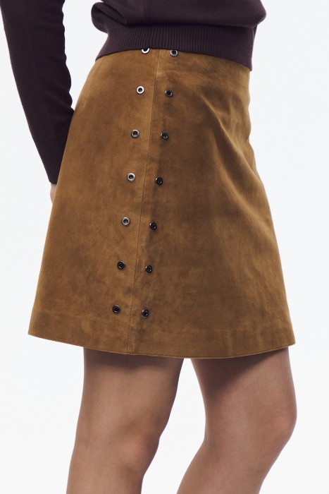 замшевая юбка по цене 9320 руб вид справа