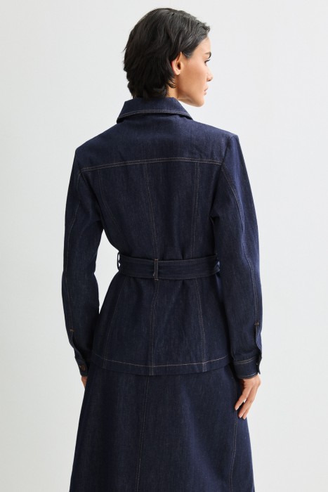 жакет из денима по цене 4690 руб вид справа