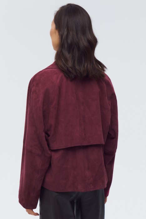 жакет из натуральной замши по цене 16120 руб вид справа