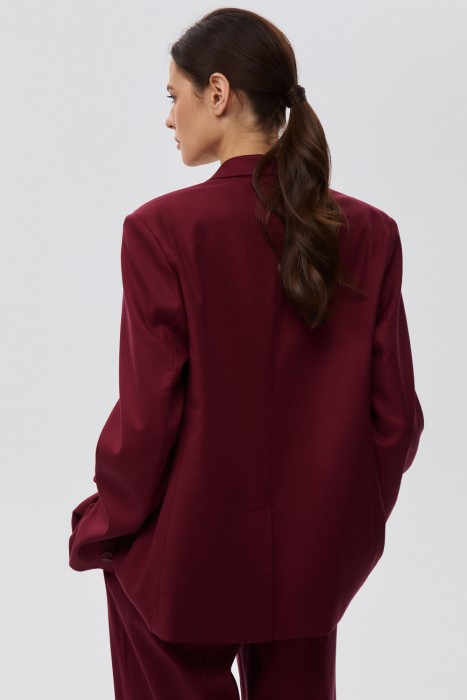 жакет из смесового льна по цене 7380 руб вид справа