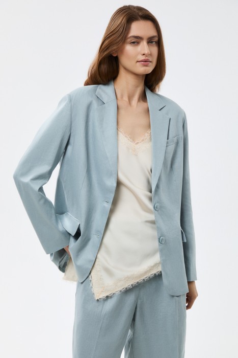 жакет изо льна 814101003 фотография