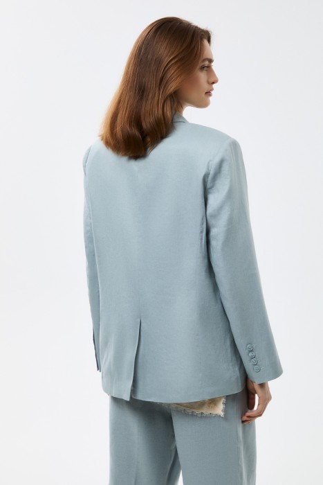 жакет изо льна по цене 7380 руб вид справа