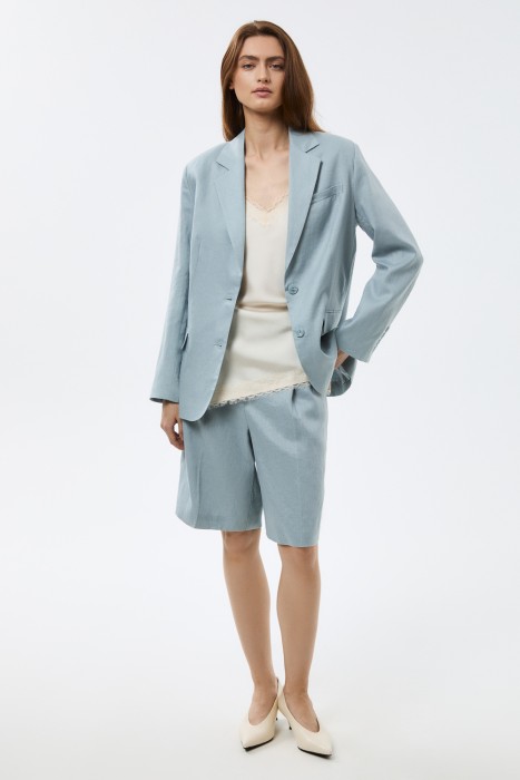 жакет изо льна из россии вид сбоку