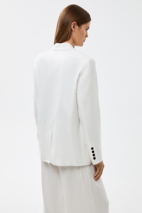 жакет изо льна по цене 7320 руб вид справа