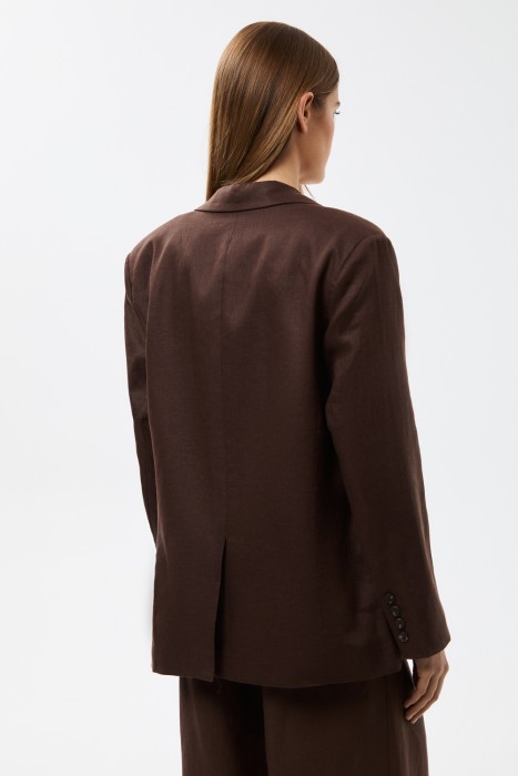 жакет изо льна по цене 7320 руб вид справа