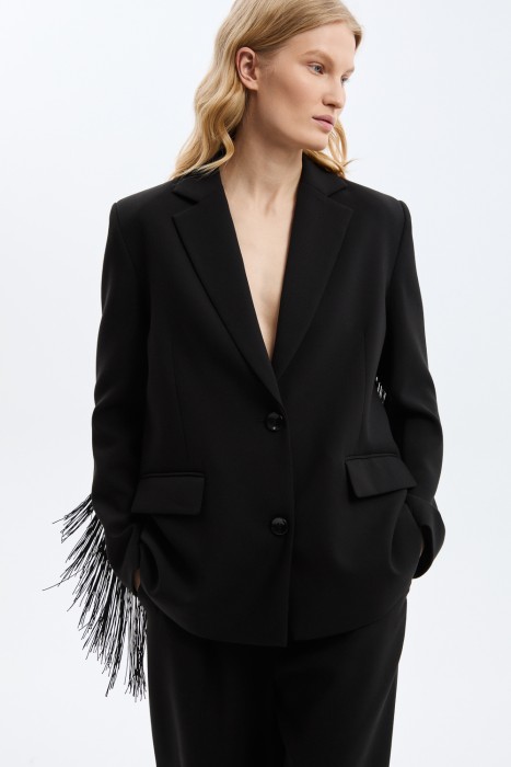 жакет с бахромой 802089003 фотография