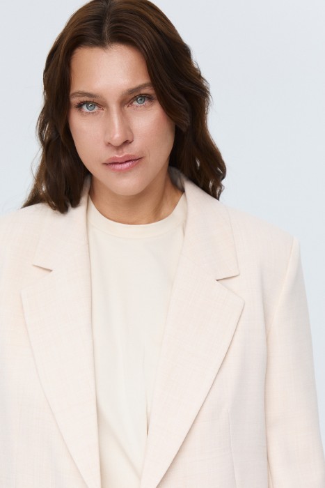 жакет с поясом из россии вид сбоку