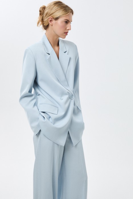 жакет с поясом от бренда снежная королева вид слева