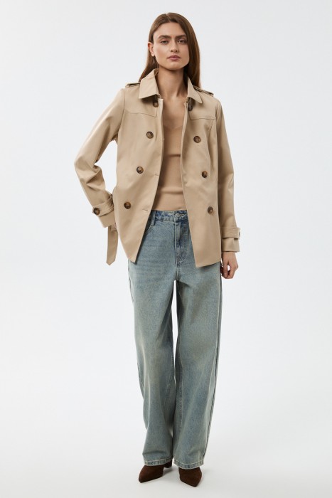 жакет-тренч из россии вид сбоку