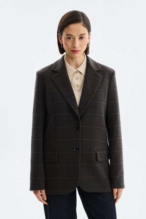 жакет в клетку 790023003 фотография