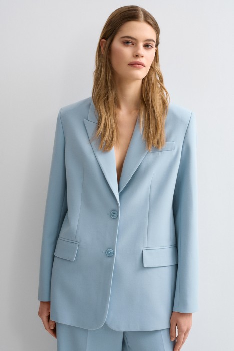 жакет от бренда снежная королева вид слева