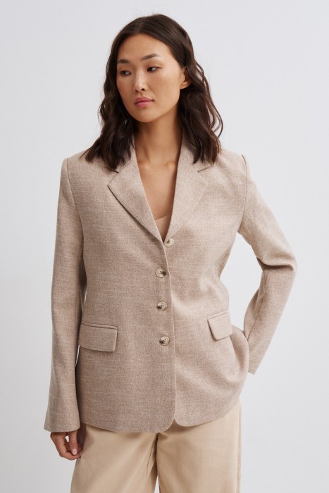 жакет от бренда снежная королева вид слева