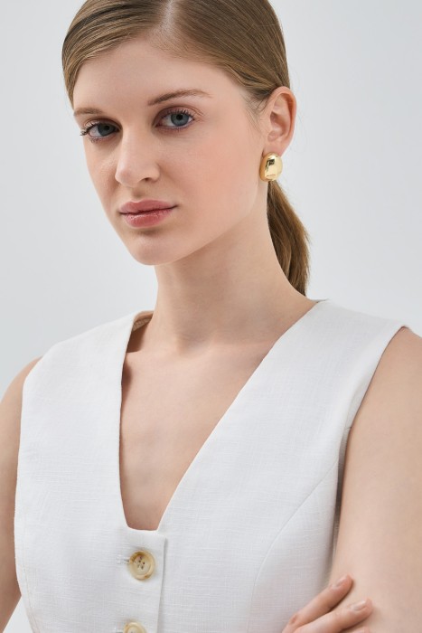 жилет изо льна по цене 2390 руб вид справа