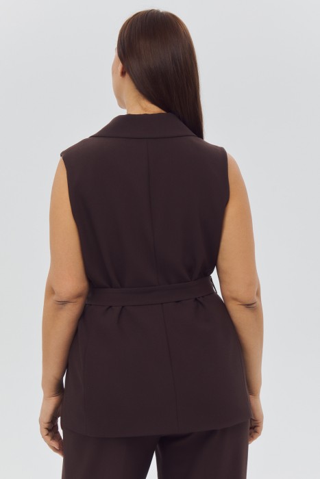 жилет с поясом по цене 6040 руб вид справа