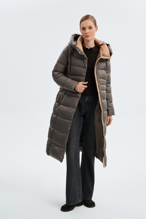 зимнее пальто с капюшоном 773895003 фотография