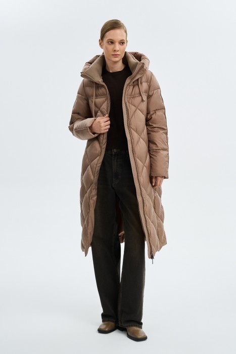 зимнее пальто с капюшоном 783466003 фотография