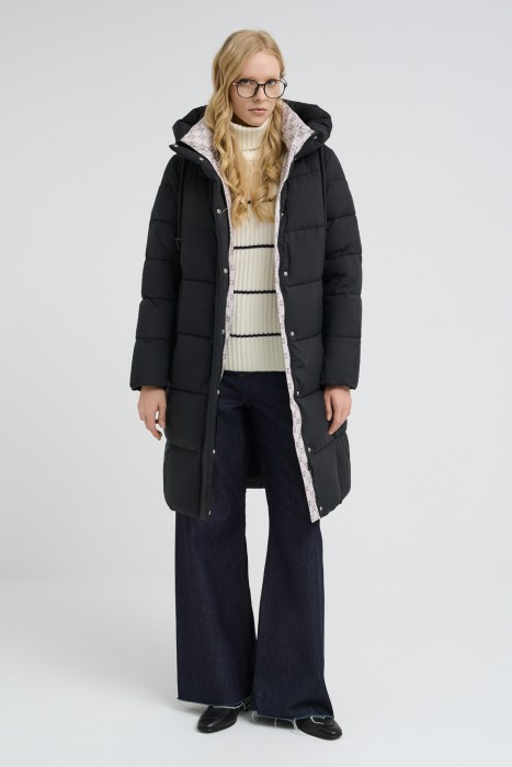 зимнее пальто с капюшоном 738376003 фотография