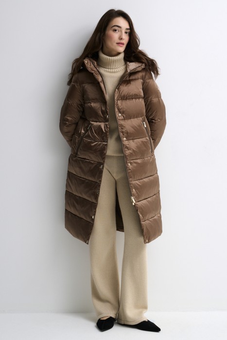 зимнее пальто с капюшоном 719124003 фотография