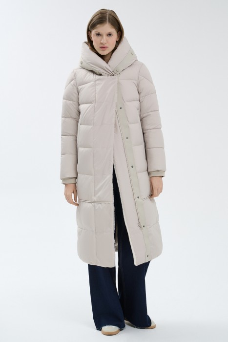 зимнее пальто с капюшоном 738364003 фотография