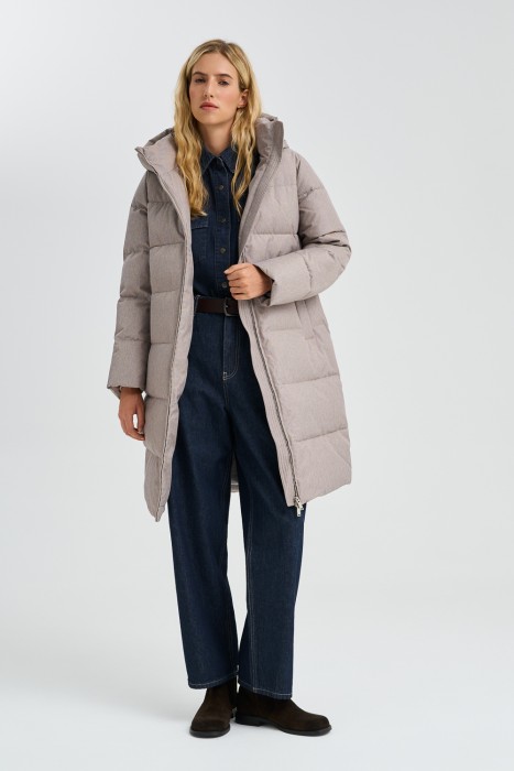 зимнее пальто с капюшоном 782593003 фотография